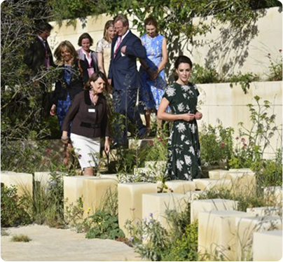 Landscaping Retaining Wall Blocks Used To Construct the Pond that Won Best Show Garden